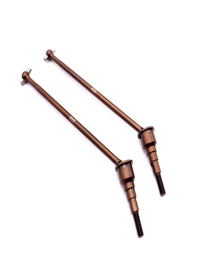 KYX Racing Hard Steel Front Rear CVD Drive Shafts Driveshafts Upgrades Parts Accessories for 1/10 RC Crawler Car LOSI Lasernut U4 4WD - Image 2